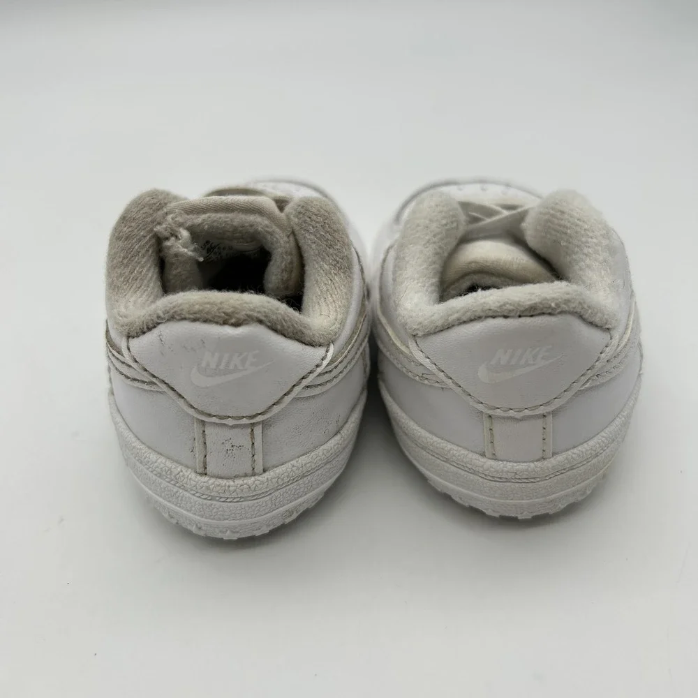 Nike‎ Shoes Infant Sz 4C CK2201-100 White Baby Sneakers Soft Sole Classic
